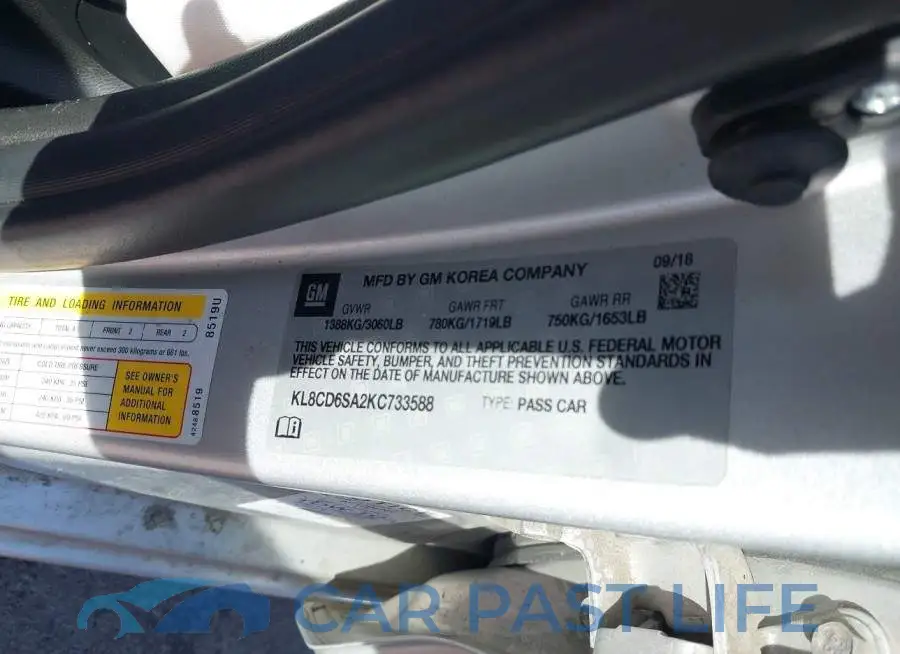 KL8CD6SA2KC733588# 9