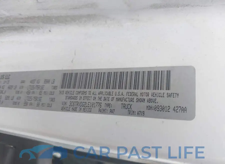 3C6TRVDG2LE101776# 9