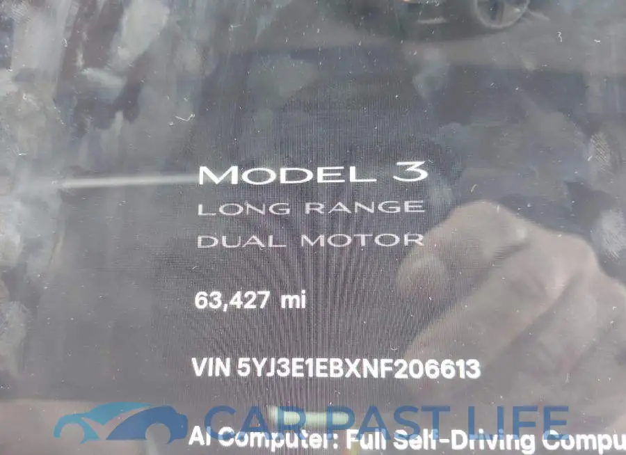 5YJ3E1EBXNF206613# 15
