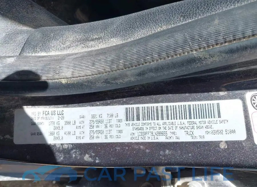 1C6SRFFT9LN289655# 9