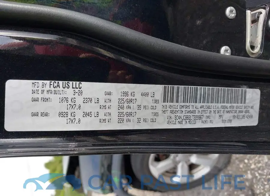 3C4NJCBB2LT229967# 9