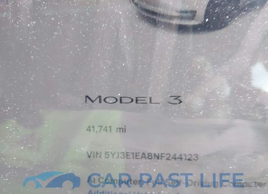 5YJ3E1EA8NF244123# 14