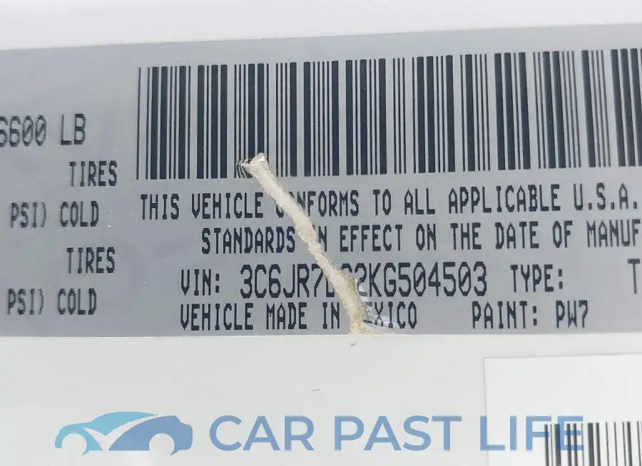 3C6JR7DG2KG504503# 9