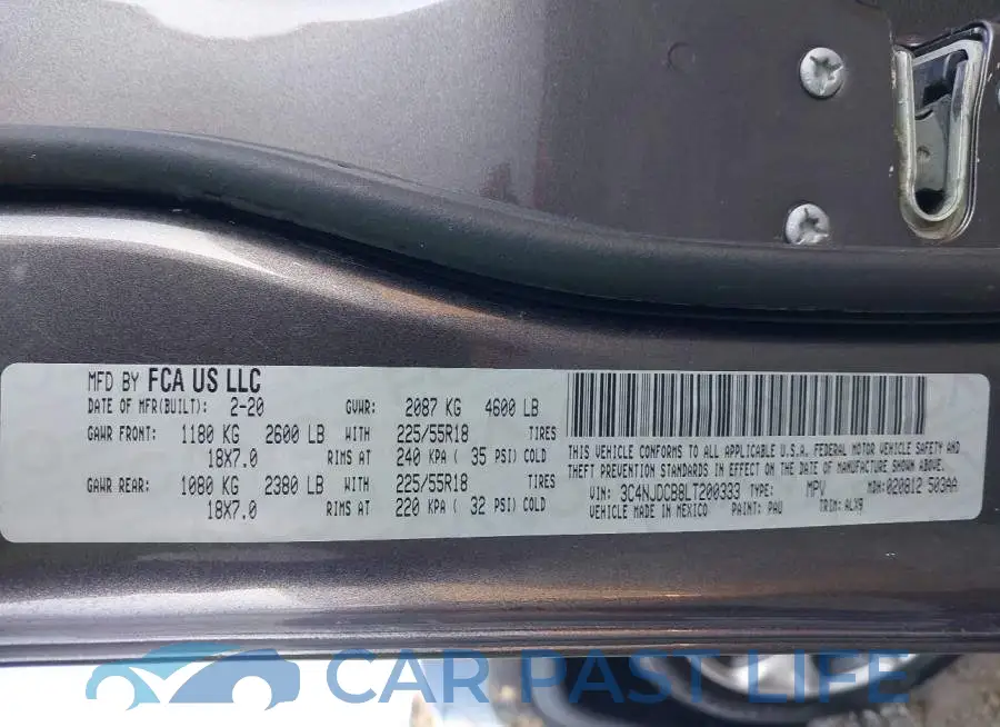 3C4NJDCB8LT200333# 9