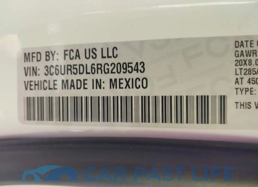 3C6UR5DL6RG209543# 9