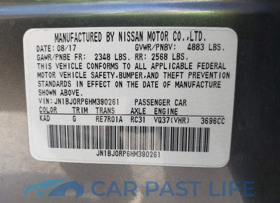 JN1BJ0RP6HM390261# 9