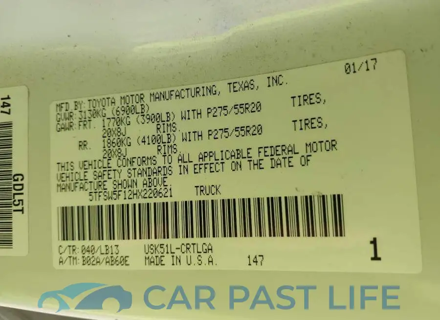 5TFSW5F12HX220621# 9