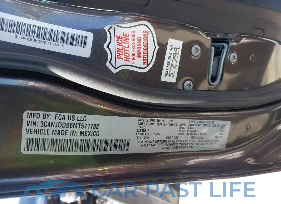 3C4NJDDB6MT571782# 9