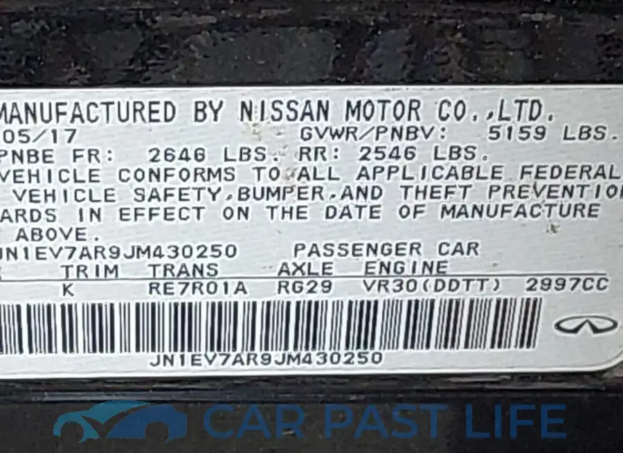 JN1EV7AR9JM430250# 9
