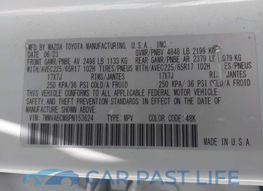 7MMVABCM8PN153624# 9