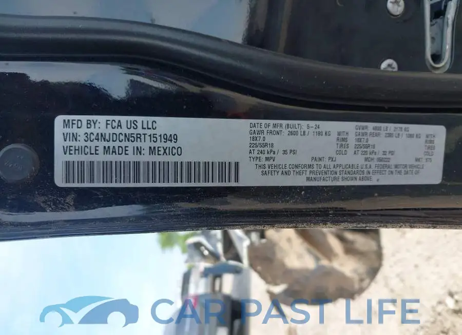 3C4NJDCN5RT151949# 9