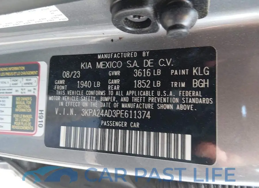 3KPA24AD3PE611374# 9