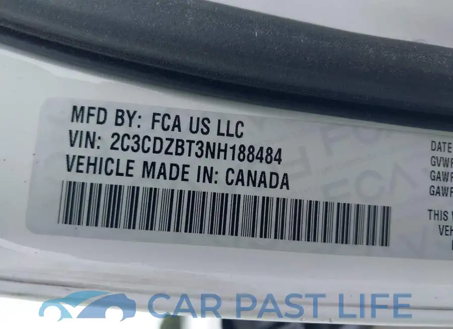 2C3CDZBT3NH188484# 9