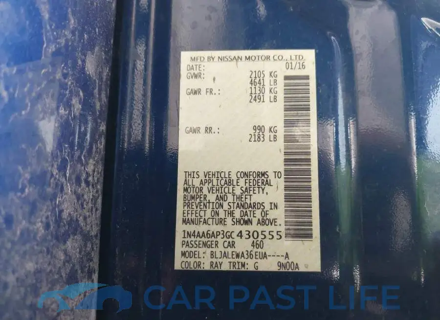 1N4AA6AP3GC430555# 9
