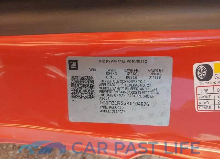 1G1FB1RS3K0104976# 9