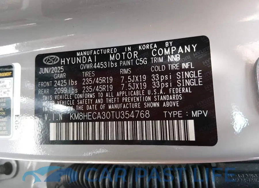KM8HECA30TU354768# 9