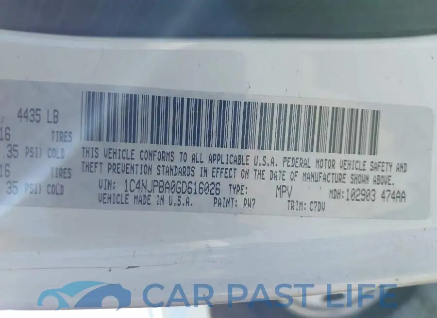 1C4NJPBA0GD616026# 9