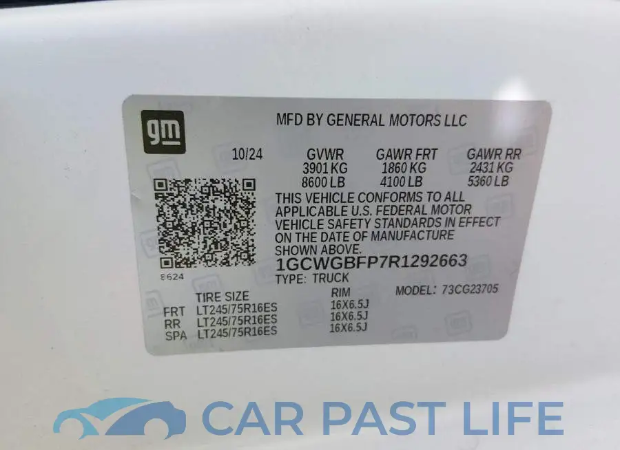 1GCWGBFP7R1292663# 9
