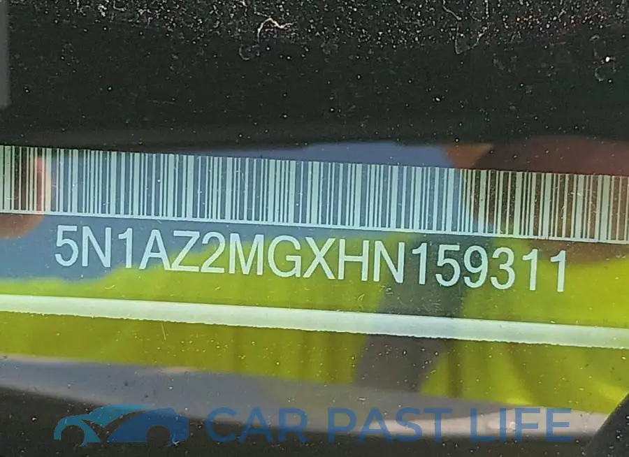 5N1AZ2MGXHN159311# 9