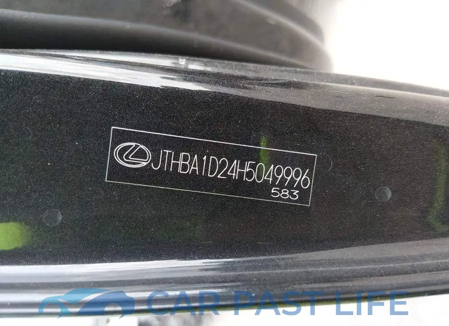 JTHBA1D24H5049996# 16