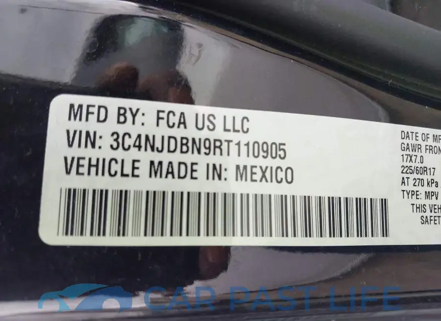3C4NJDBN9RT110905# 9