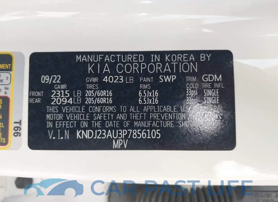 KNDJ23AU3P7856105# 9