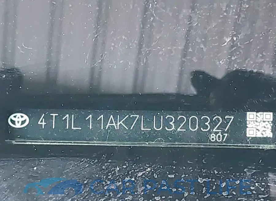 4T1L11AK7LU320327# 9