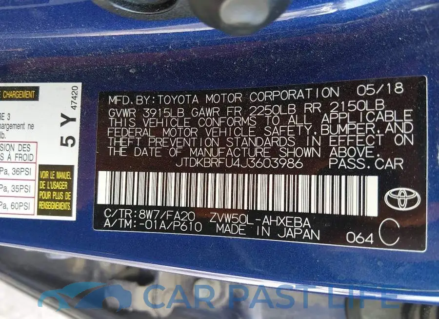 JTDKBRFU4J3603986# 9