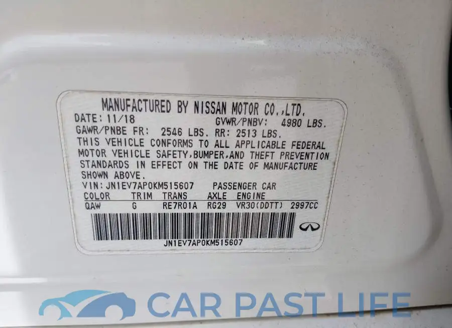 JN1EV7AP0KM515607# 9