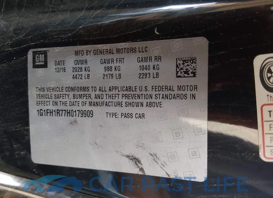 1G1FH1R77H0179909# 9