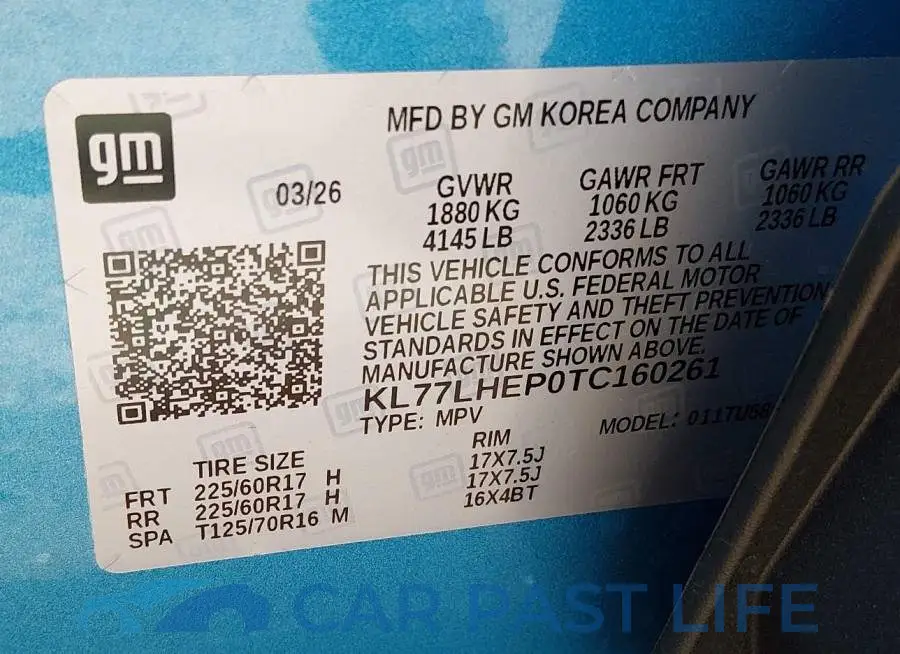 KL77LHEP0TC160261# 9