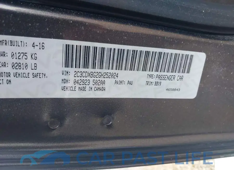 2C3CDXBG2GH252024# 9