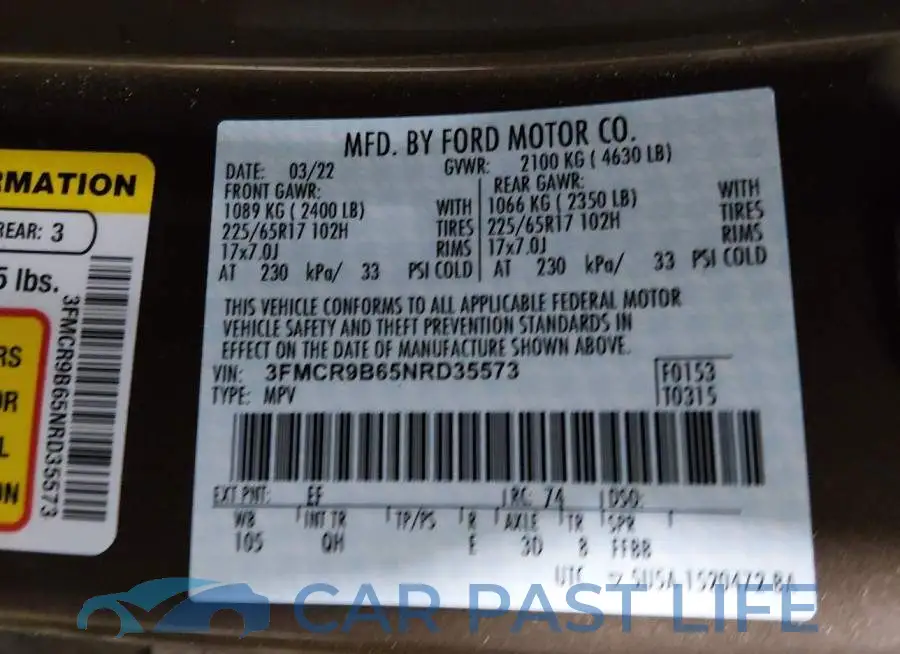 3FMCR9B65NRD35573# 9