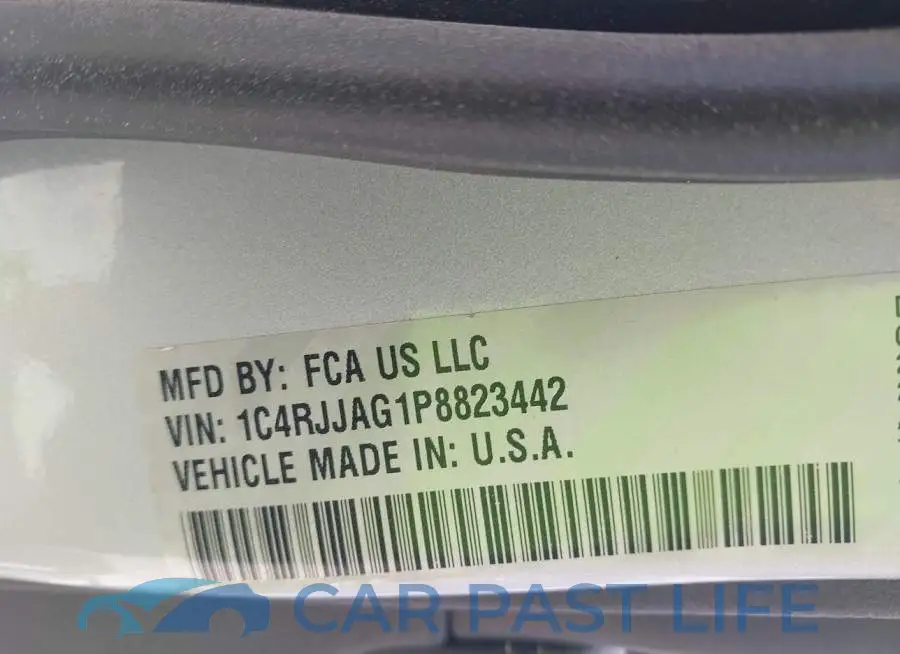 1C4RJJAG1P8823442# 9