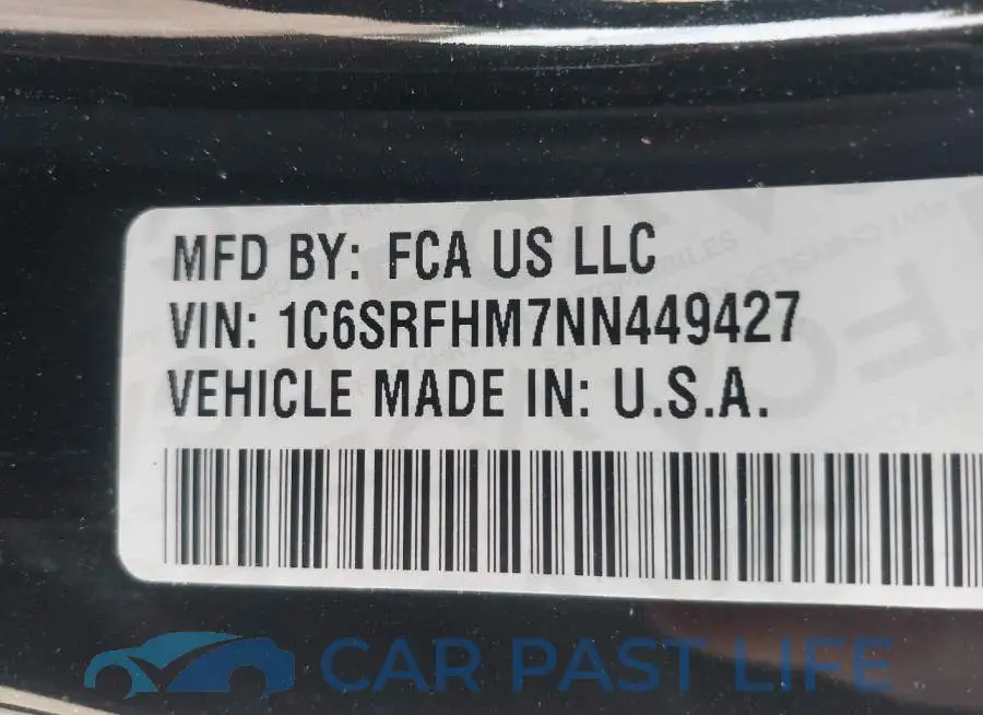 1C6SRFHM7NN449427# 9