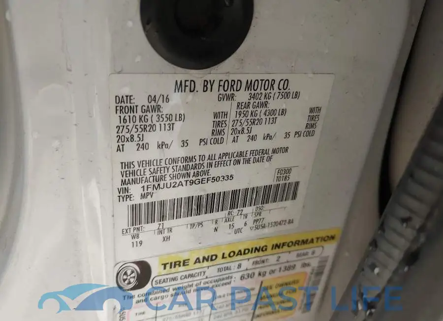 1FMJU2AT9GEF50335# 9