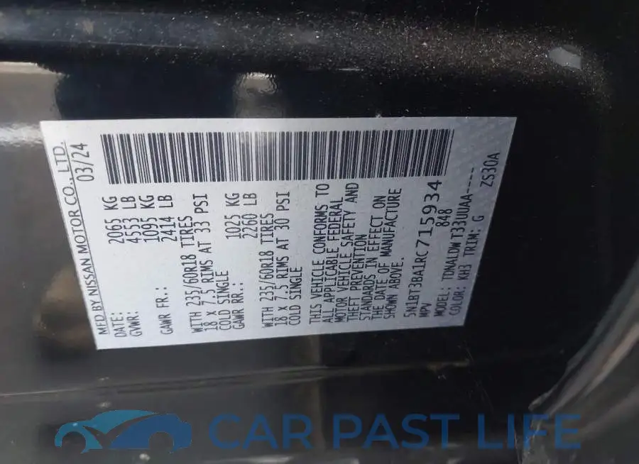 5N1BT3BA1RC715934# 9