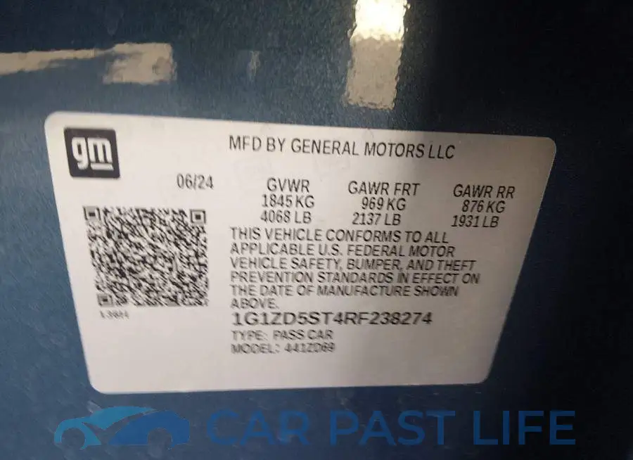 1G1ZD5ST4RF238274# 9