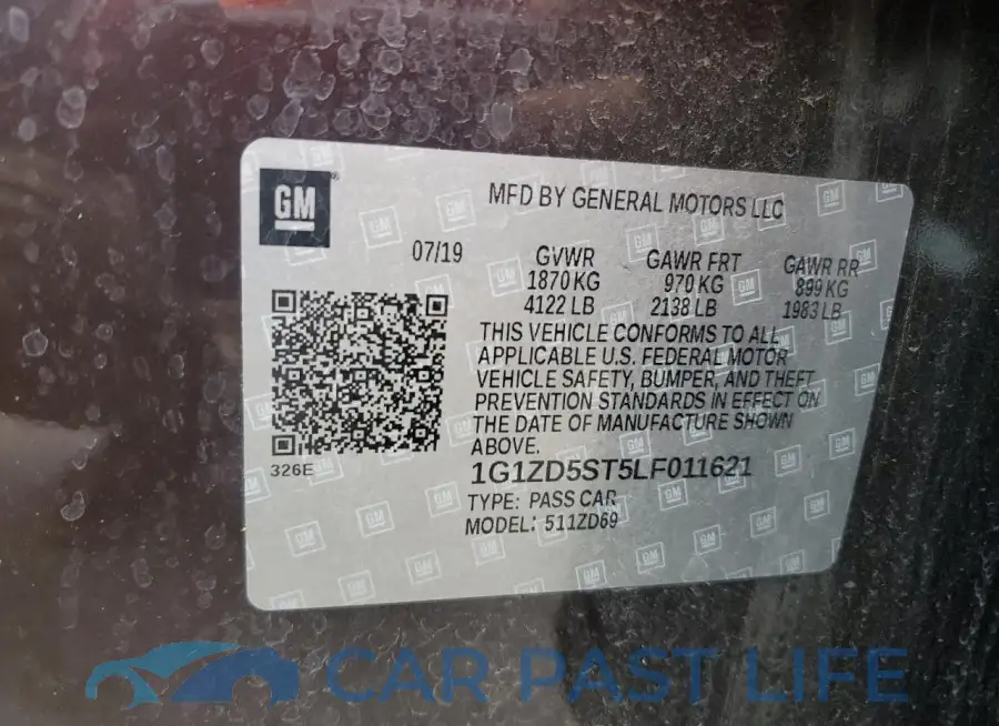 1G1ZD5ST5LF011621# 12