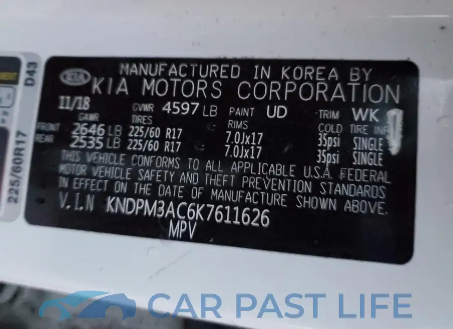 KNDPM3AC6K7611626# 13