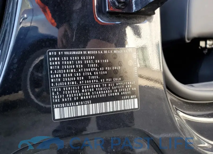 3VV3B7AXXLM181252# 13