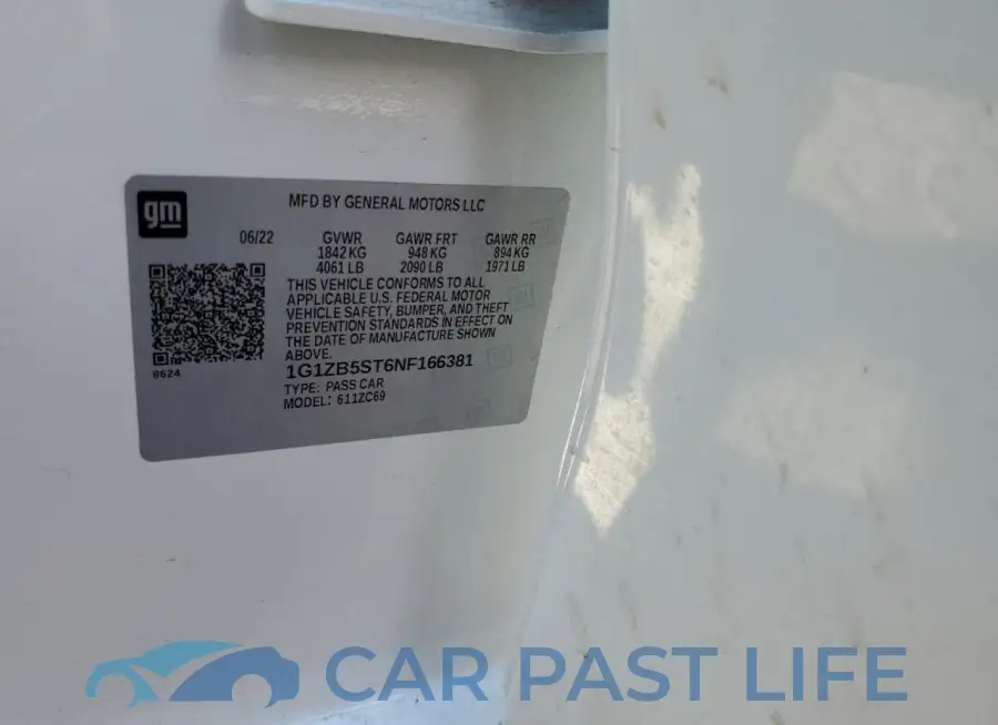 1G1ZB5ST6NF166381# 12