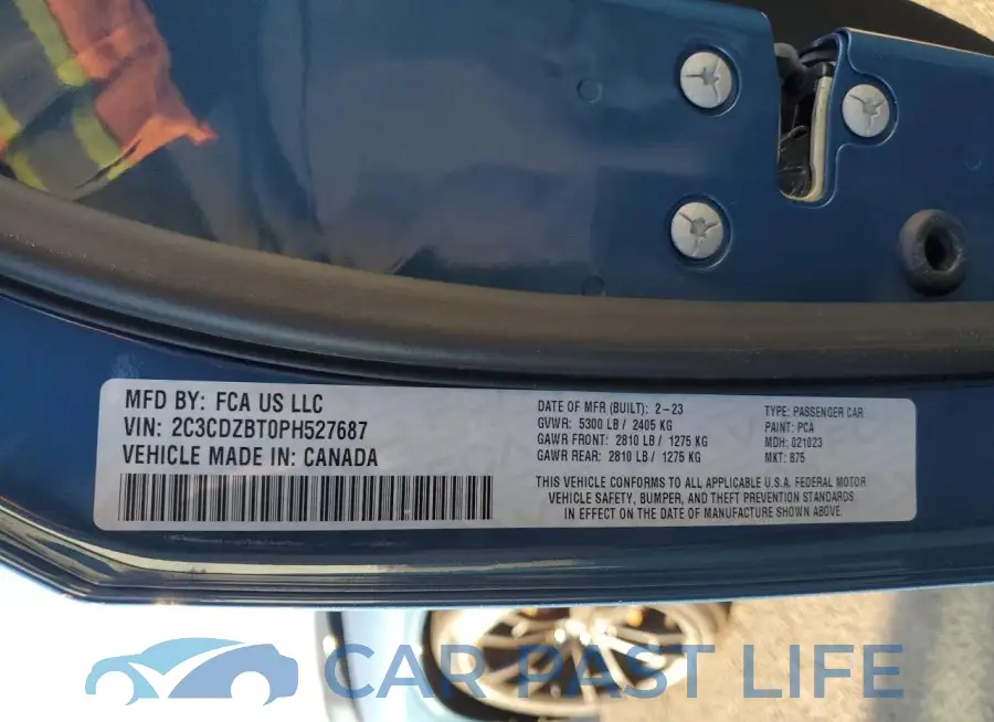 2C3CDZBT0PH527687# 12