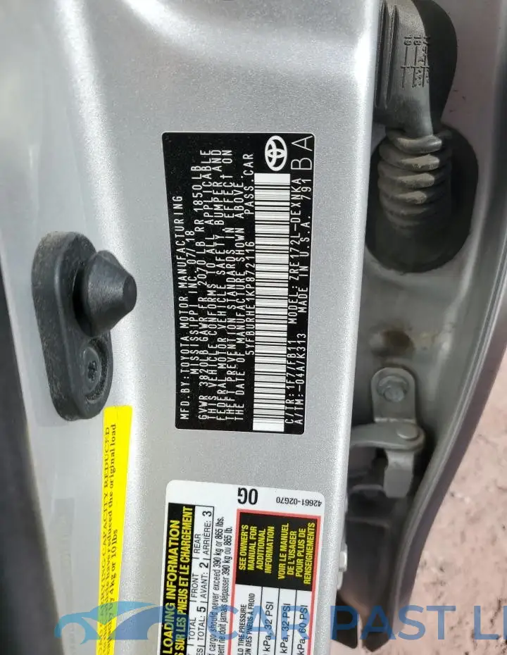5YFBURHE1KP872116# 13