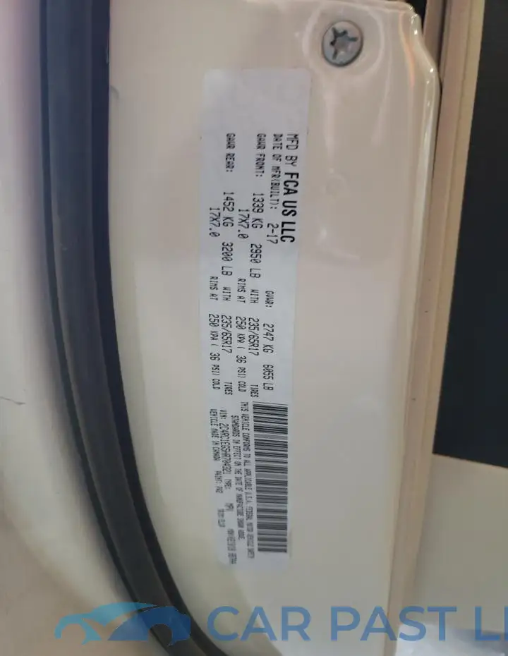 2C4RC1EG5HR704321# 12