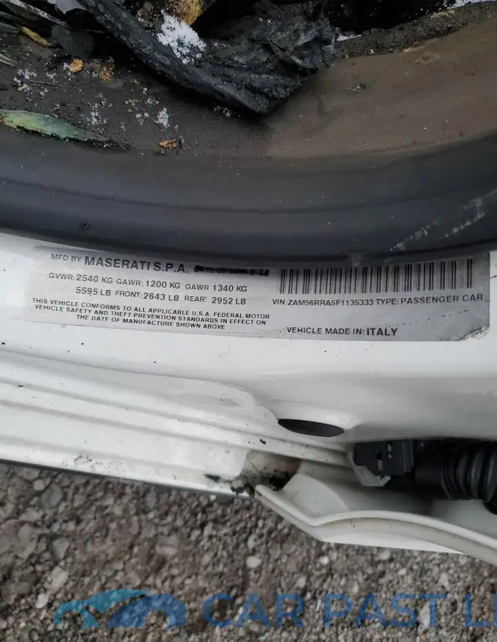 ZAM56RRA5F1135333# 12