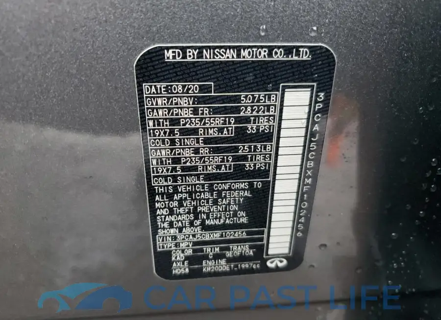 3PCAJ5CBXMF102456# 14