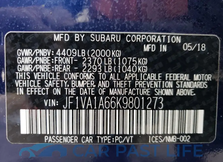 JF1VA1A66K9801273# 12