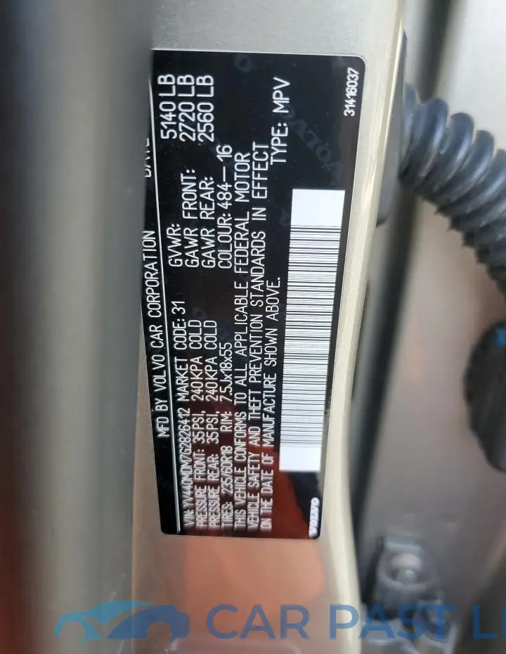 YV440MDM7G2826412# 12