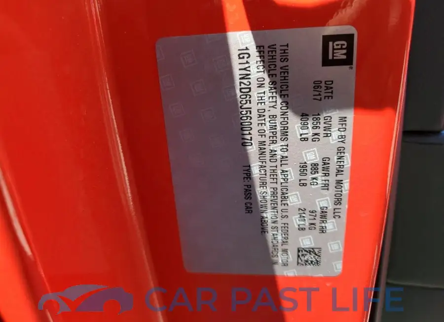 1G1YN2D65J5600170# 12